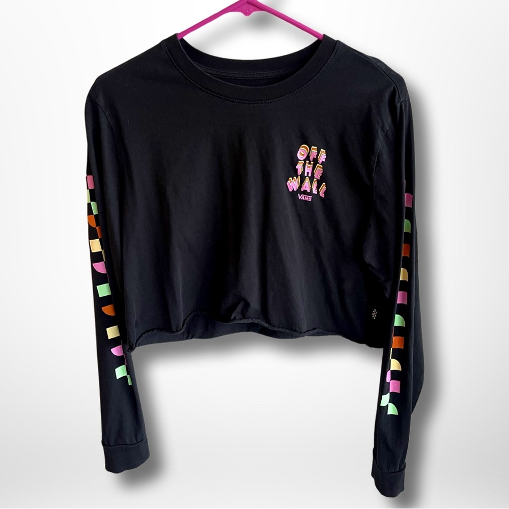 Vans Off The Wall Cropped Longsleeve